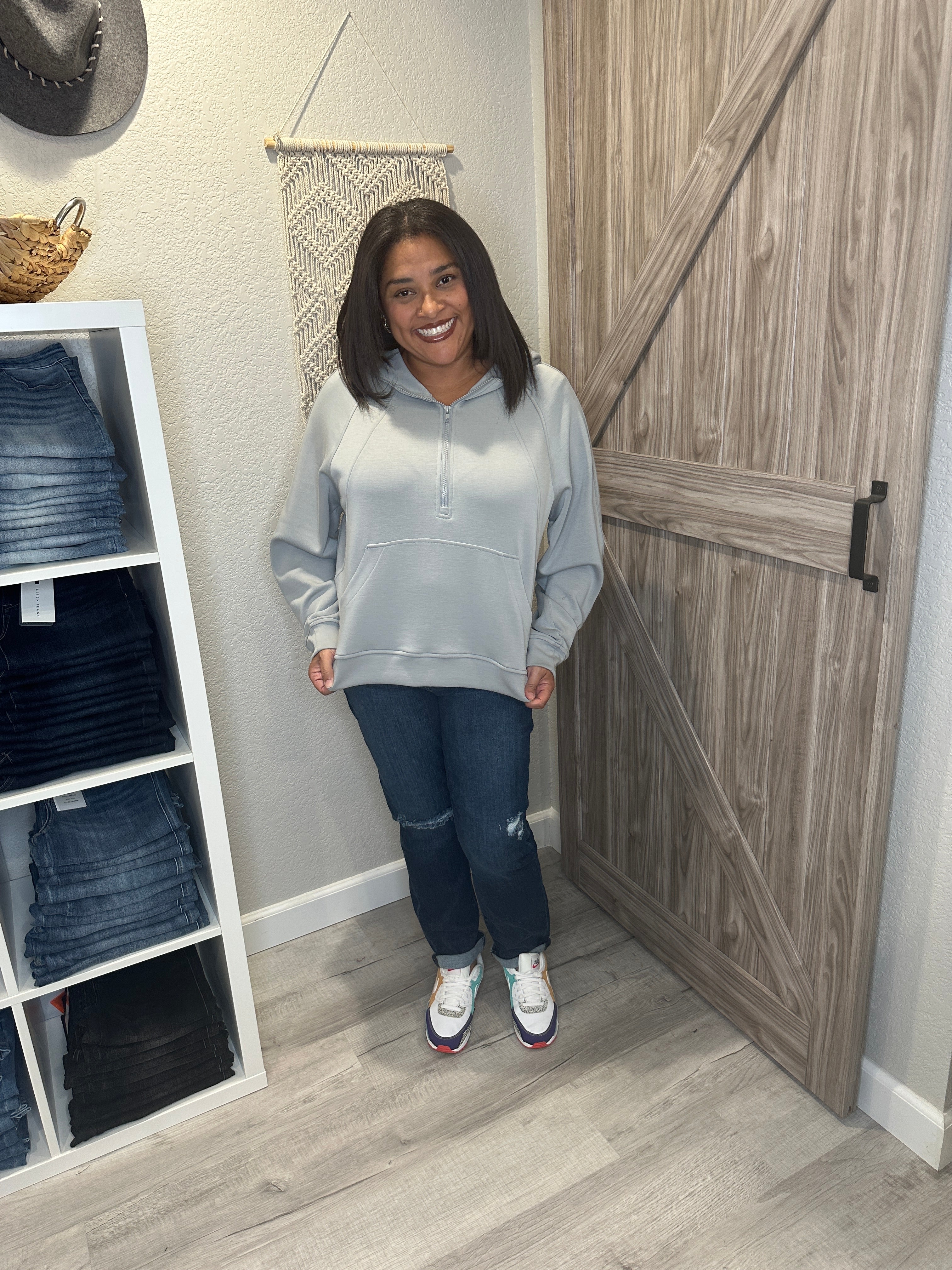 Cloud Scuba Half-Zip Hooded Pullover