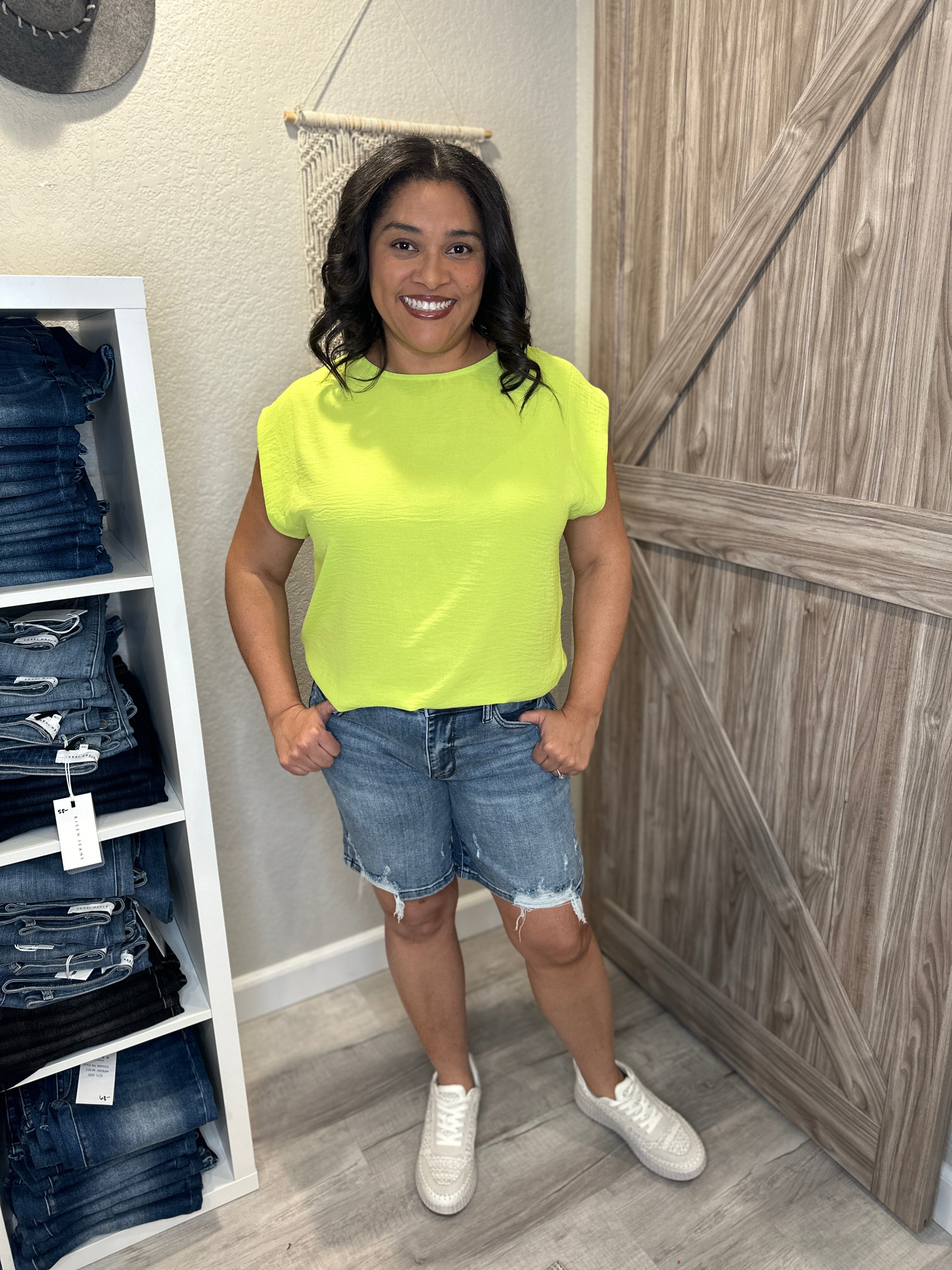 Size Small Judy Blue High Waist Destroyed Hem Bermuda Shorts