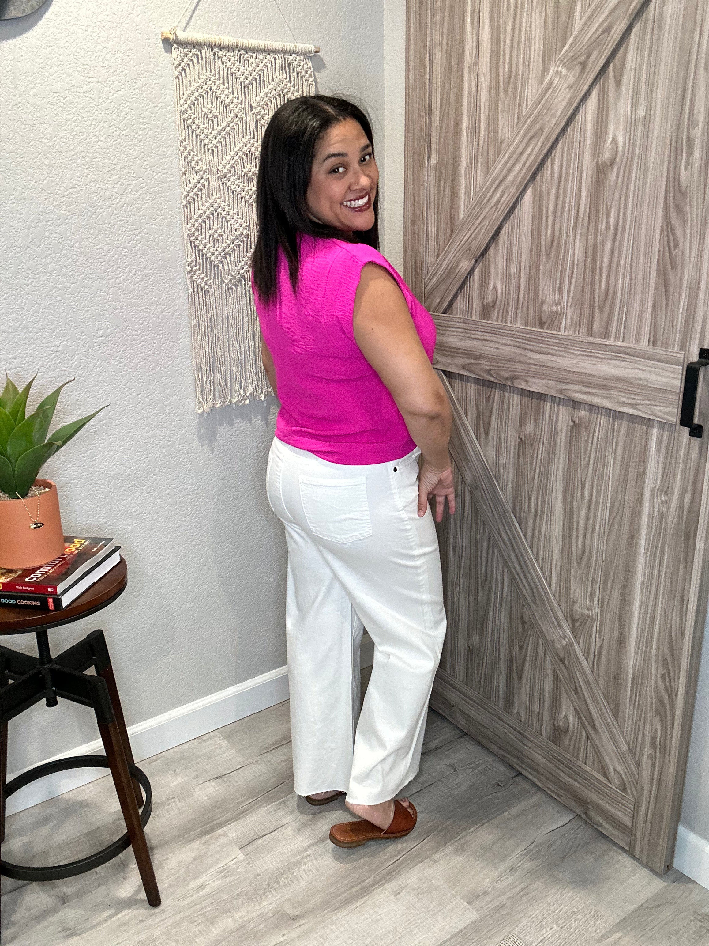 Summer Bright Easy Breezy Muscle Top