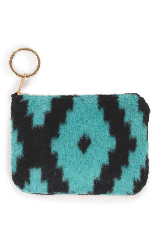 Aztec Pattern Coin Purse