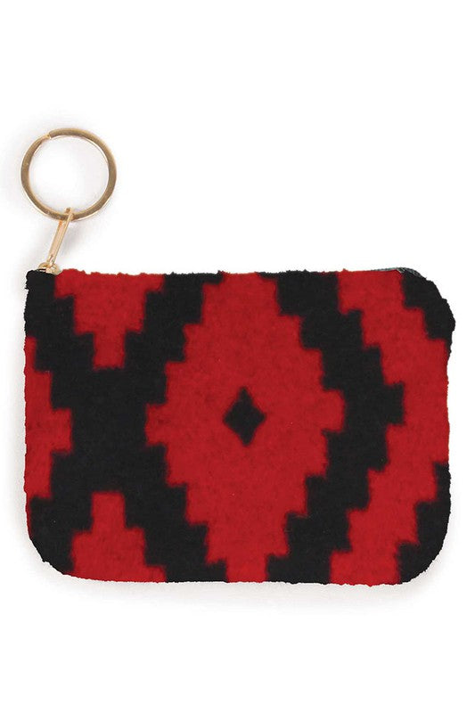 Aztec Pattern Coin Purse