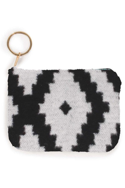 Aztec Pattern Coin Purse