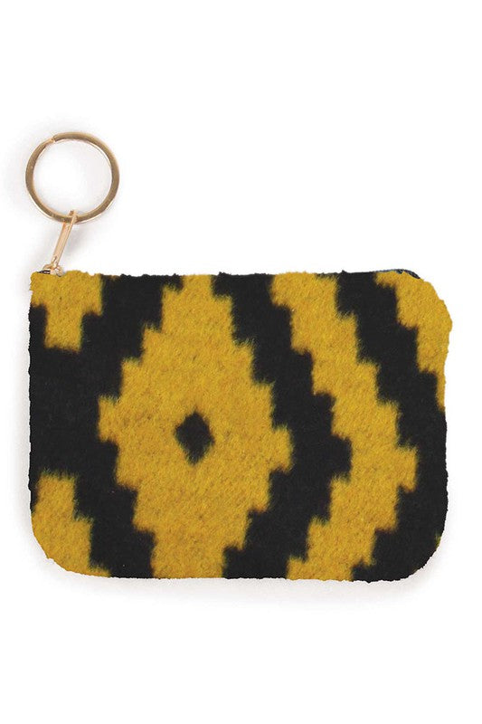 Aztec Pattern Coin Purse