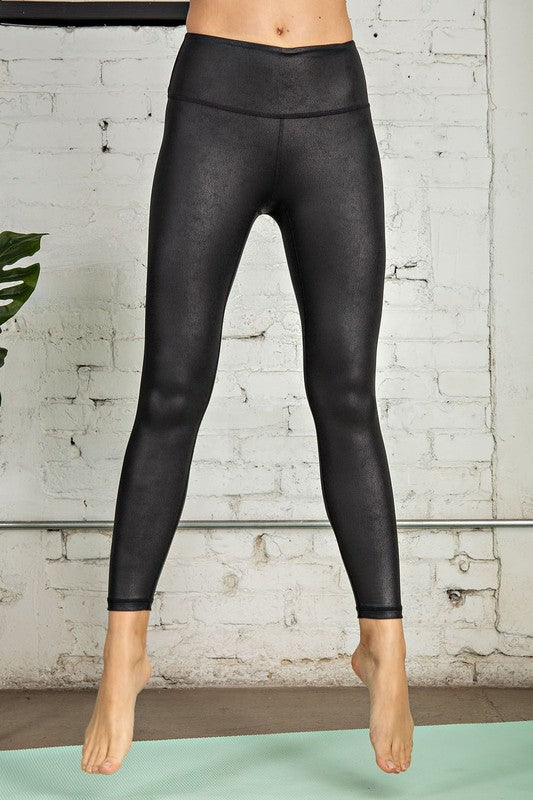 Size Medium & 2XL High Waist Pebble Black Yoga Pants Leggings