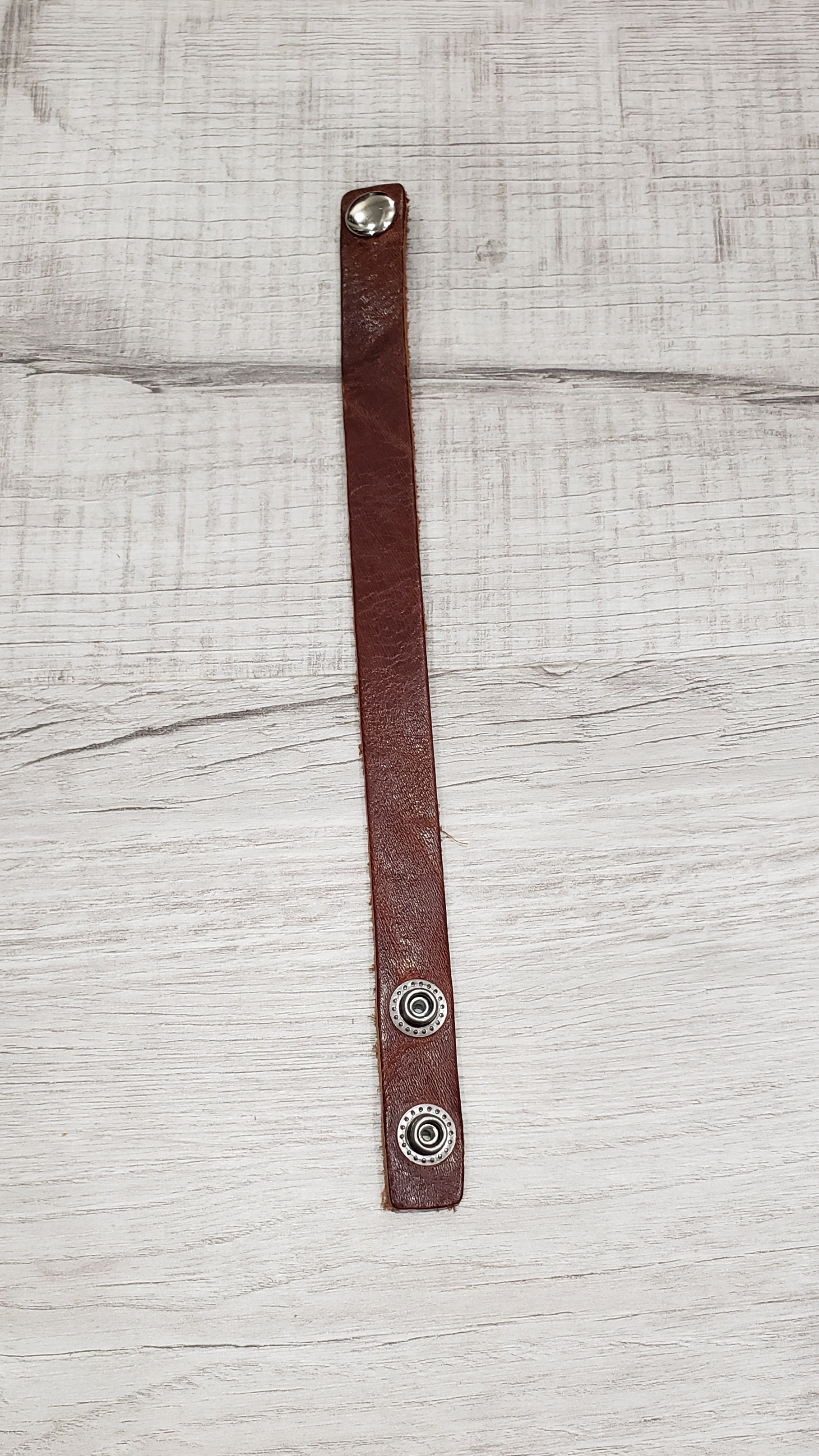 Leather Snap Bracelets