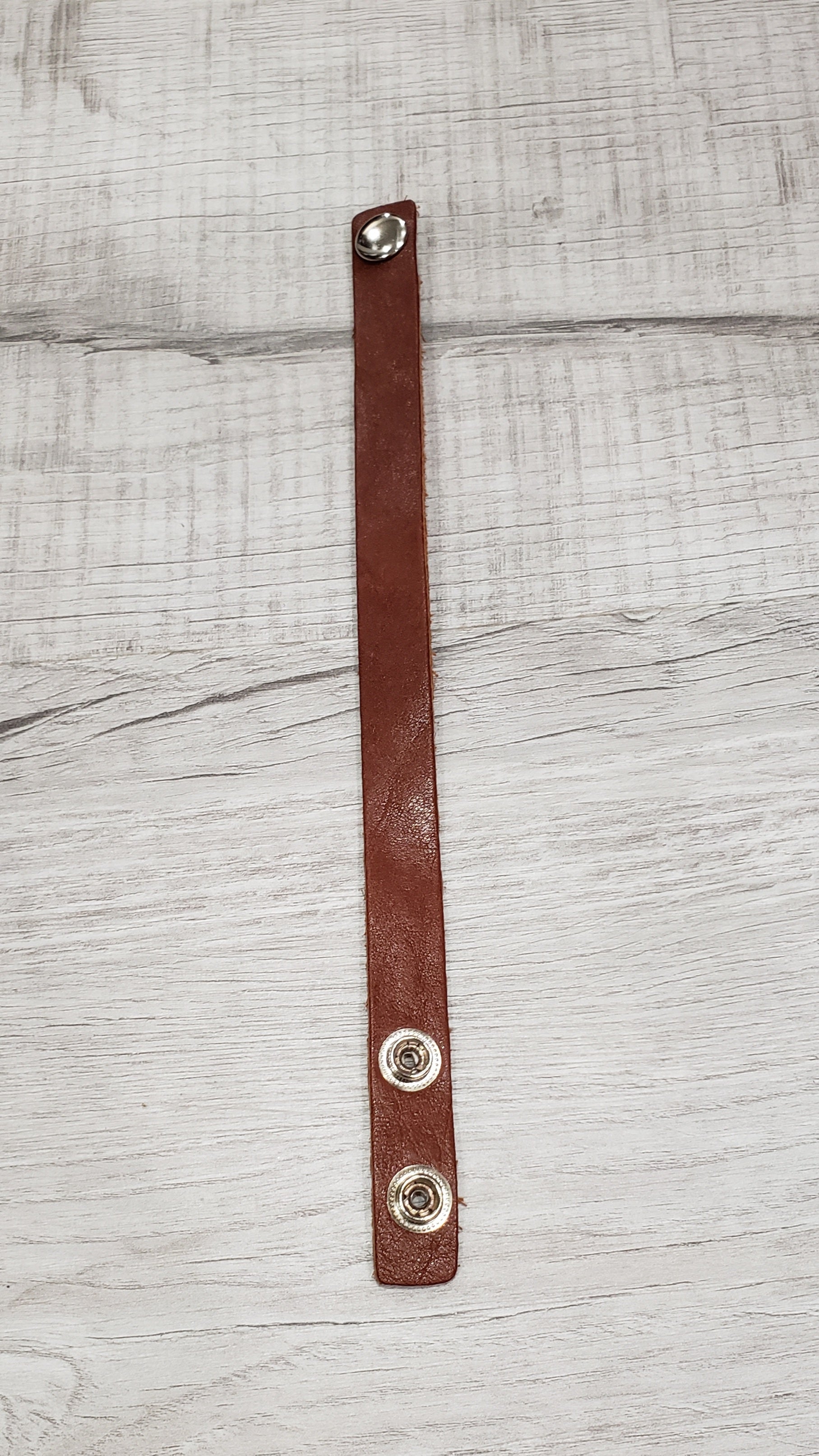 Leather Snap Bracelets