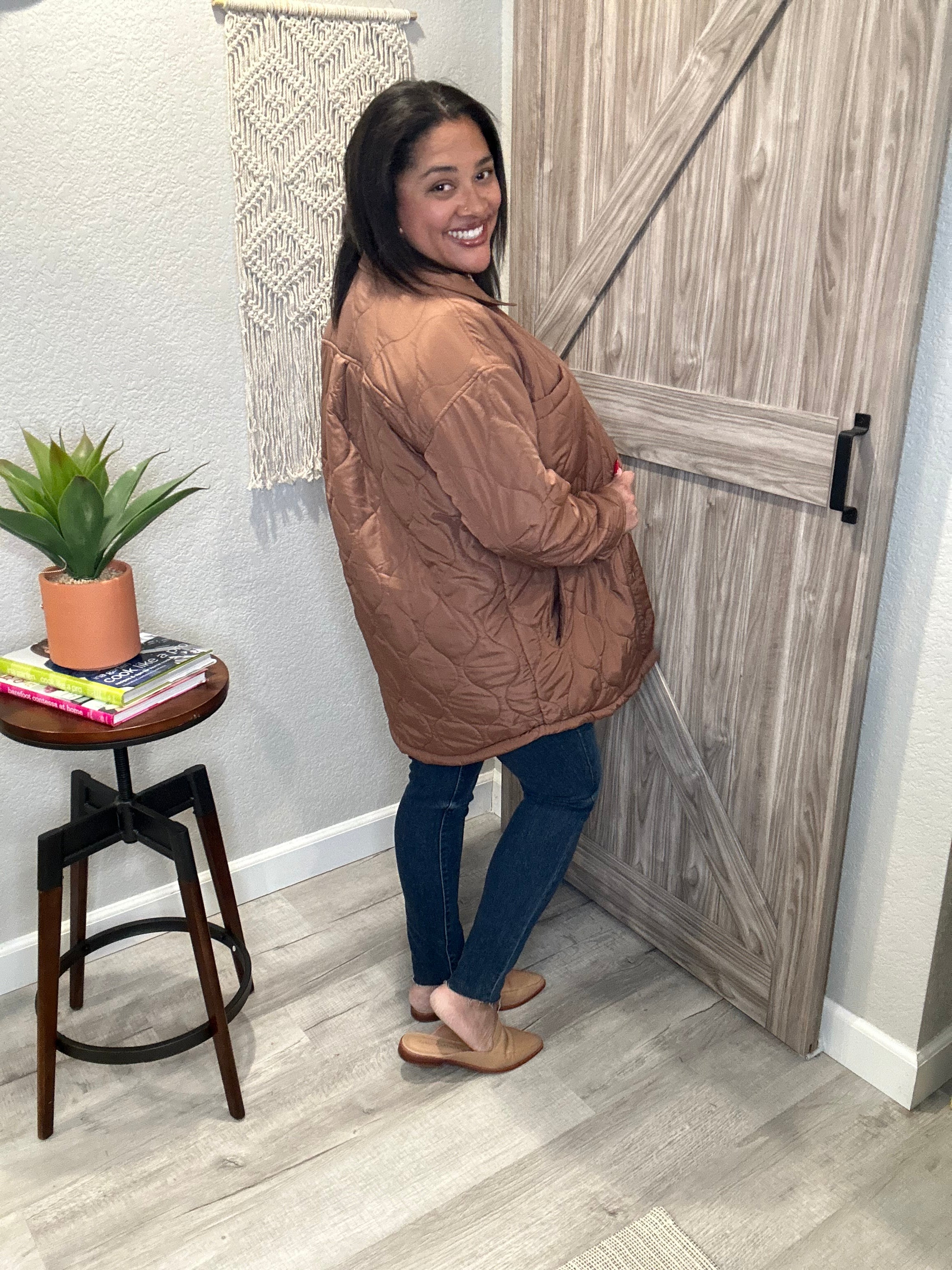 Saltwater Luxe Morrison Toffee Quilted Jacket