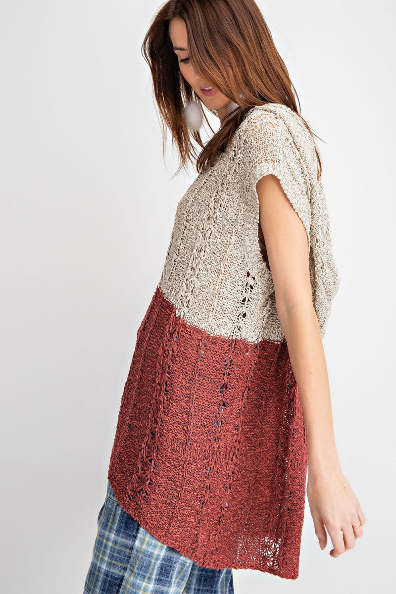 Oversized Slouchy Hoodie Pullover Knit Sweater Tunic