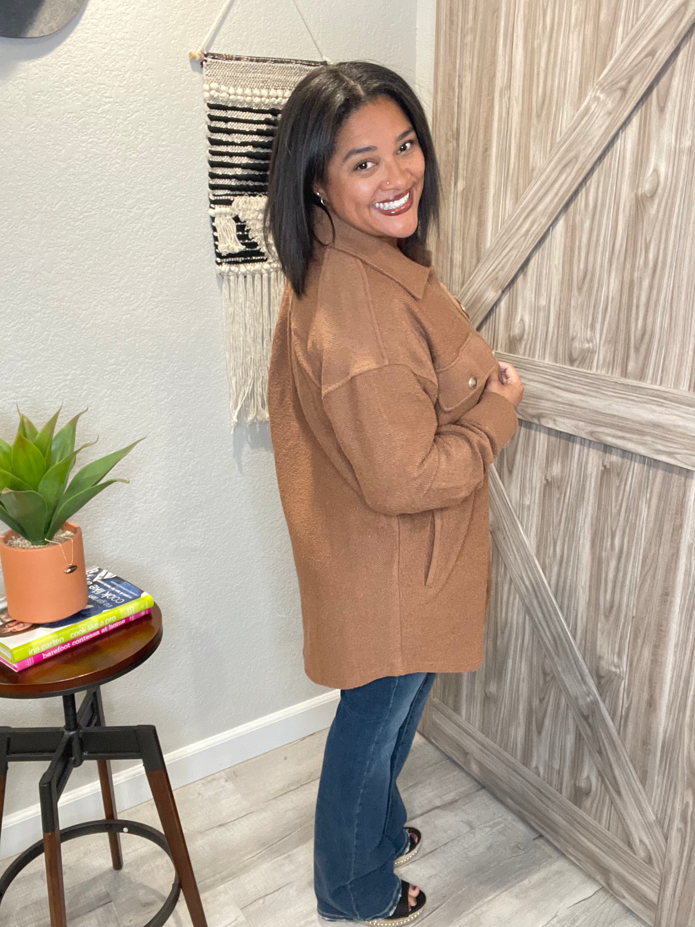 Saltwater Luxe Sienna Button Up Oversized Shacket