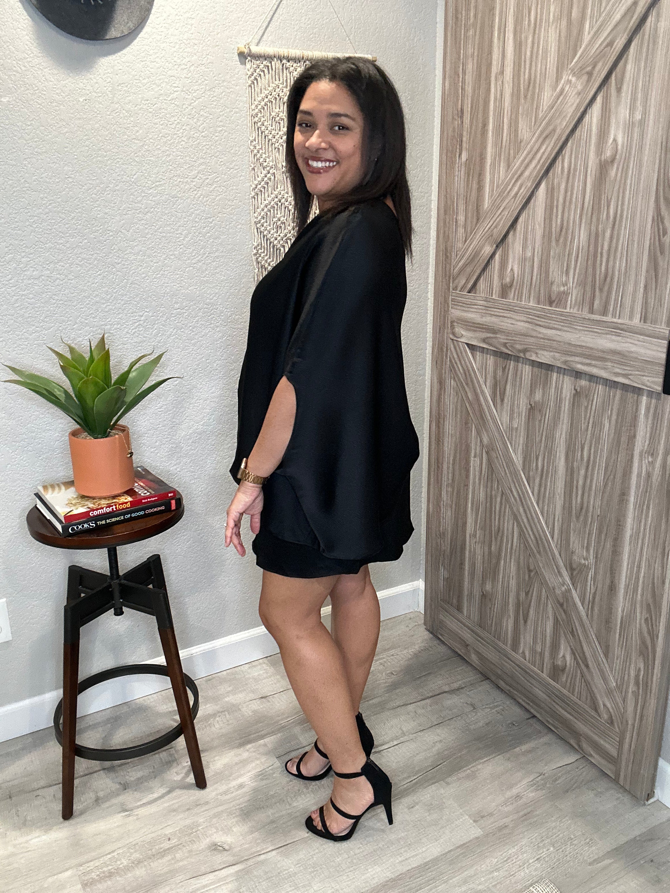 Girl's Night One Shoulder Mini Dress