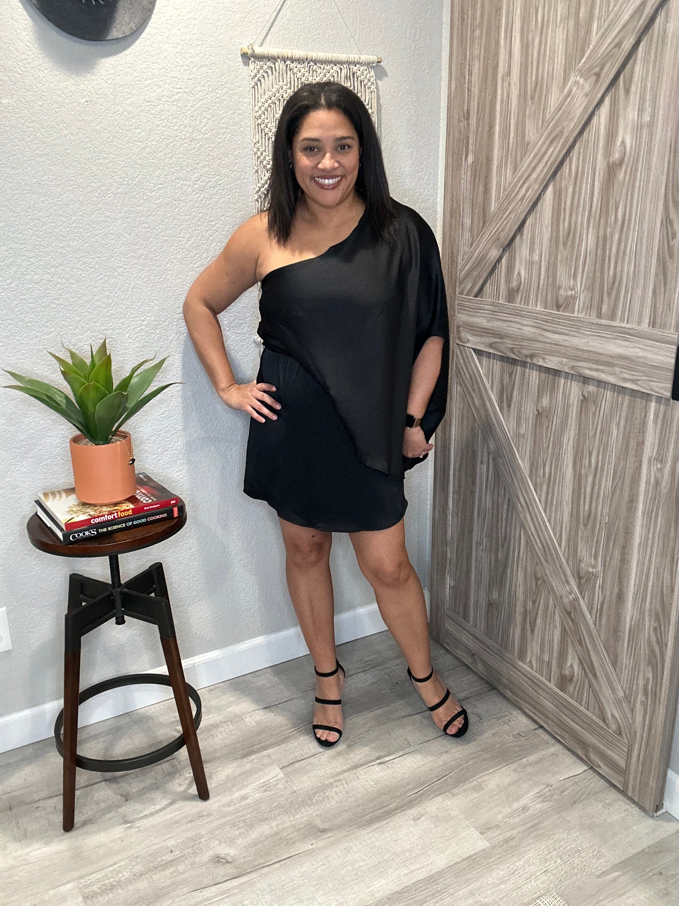 Girl's Night One Shoulder Mini Dress