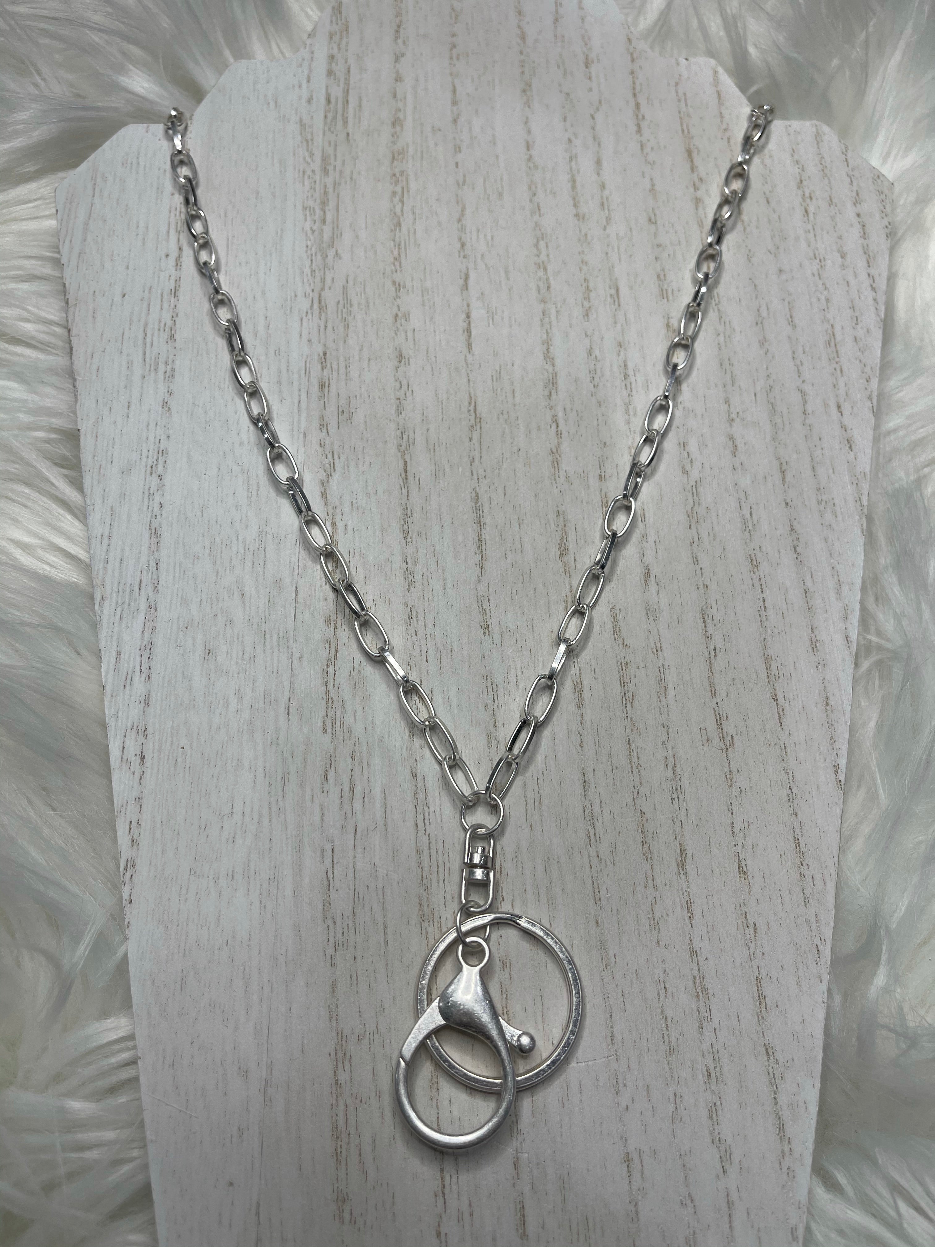 Long Lanyard Chain Necklace
