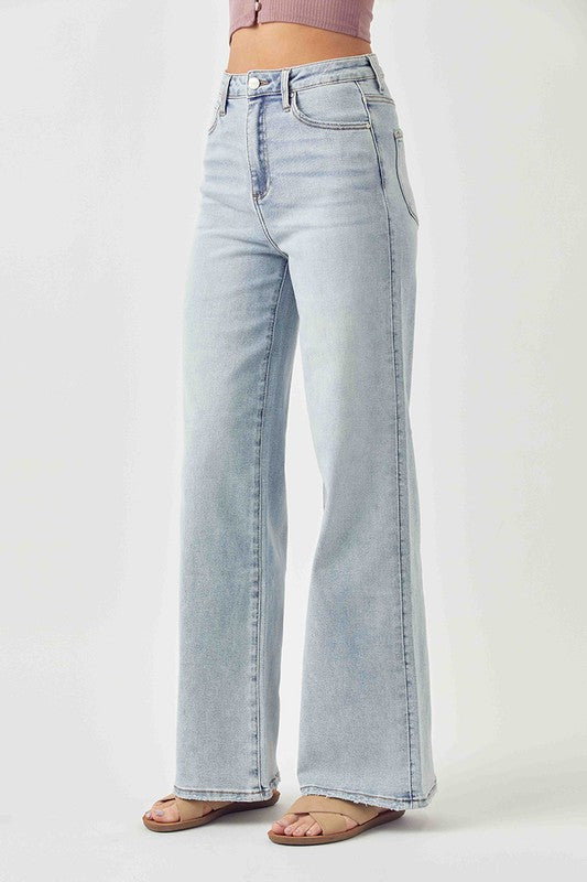 Buy BELLISKEY Light Blue High Rise Denim Relaxed Fit Women's Jeans |  Shoppers Stop