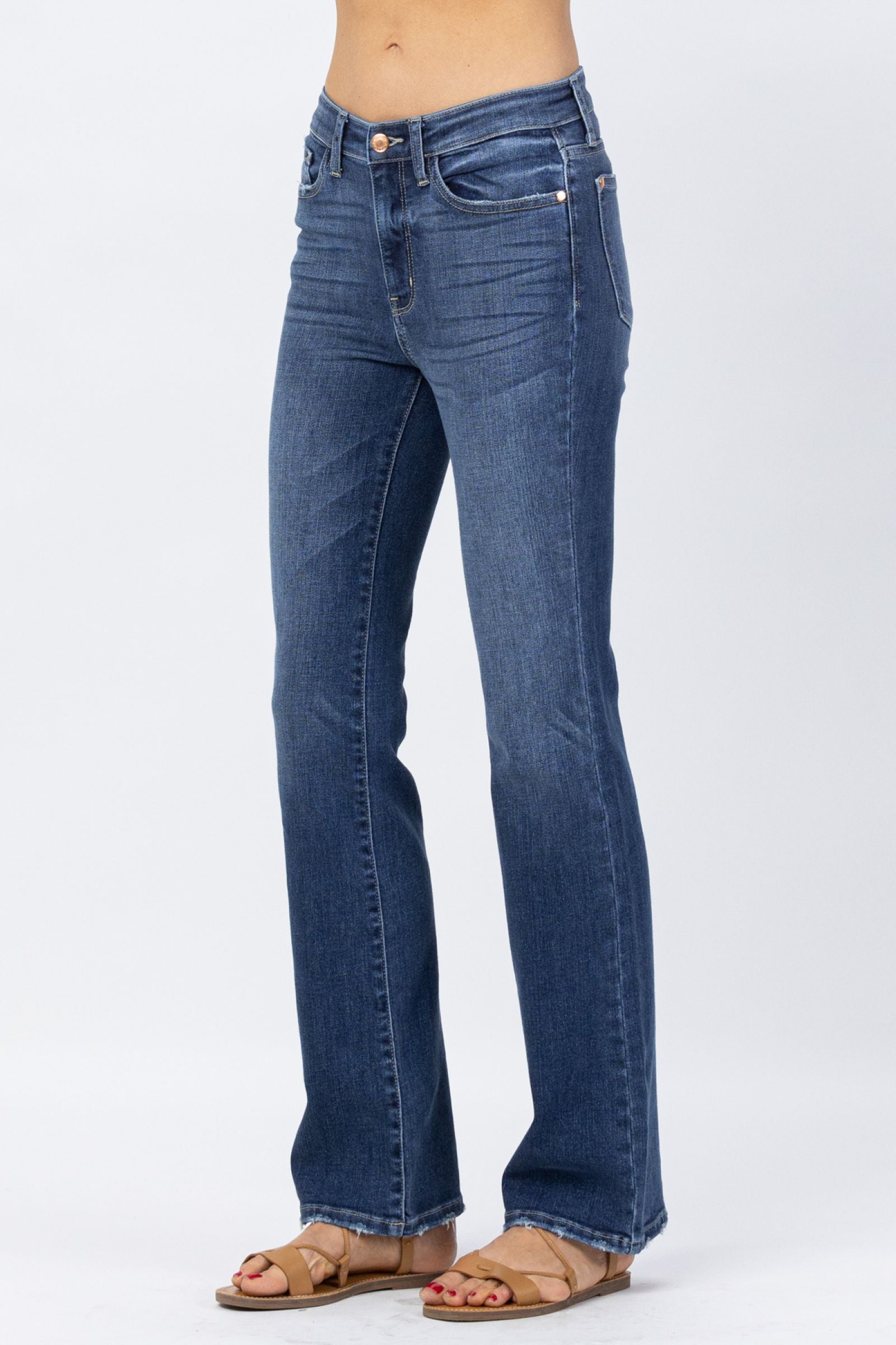 Judy Blue Non Distressed Bootcut Denim Jeans