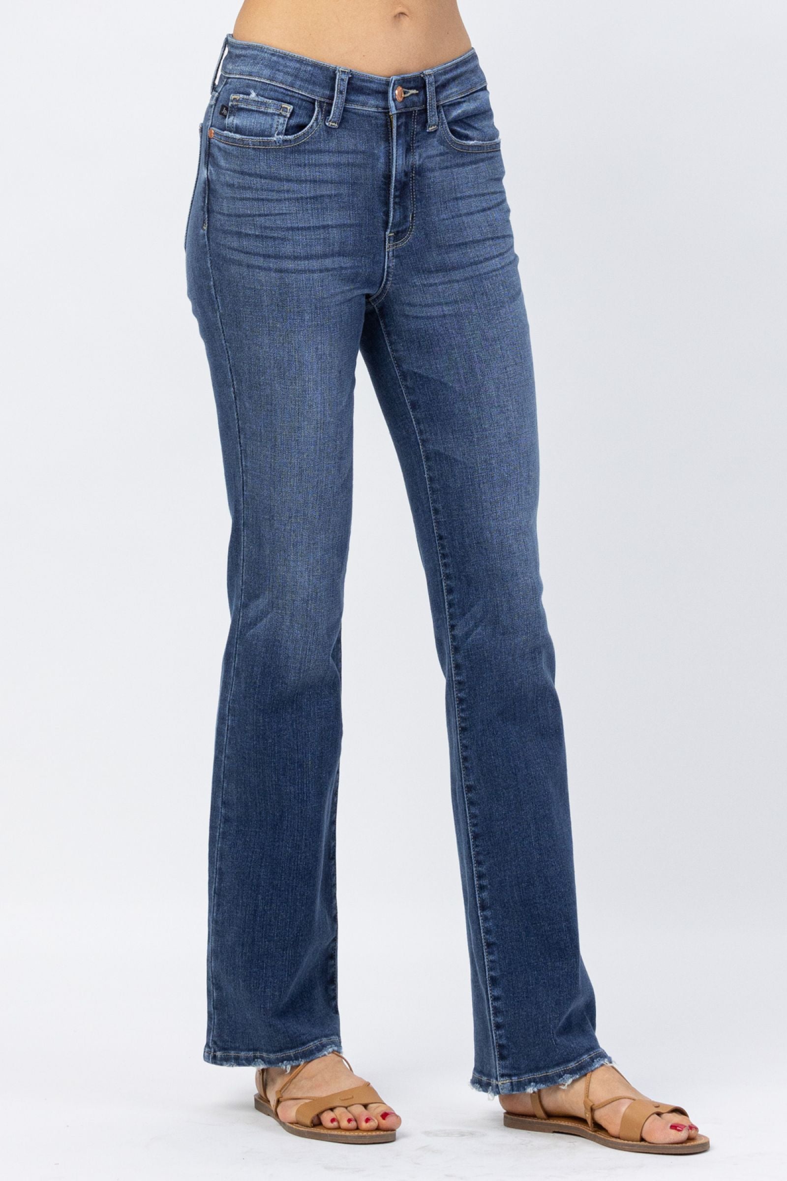 Size 1 & 20W Judy Blue Non Distressed Bootcut Denim Jeans