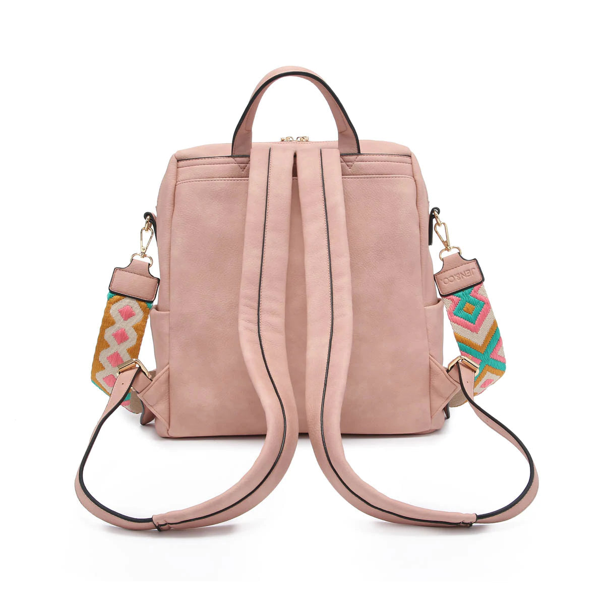 Chocolate Brown Amelia Convertible Backpack Handbag
