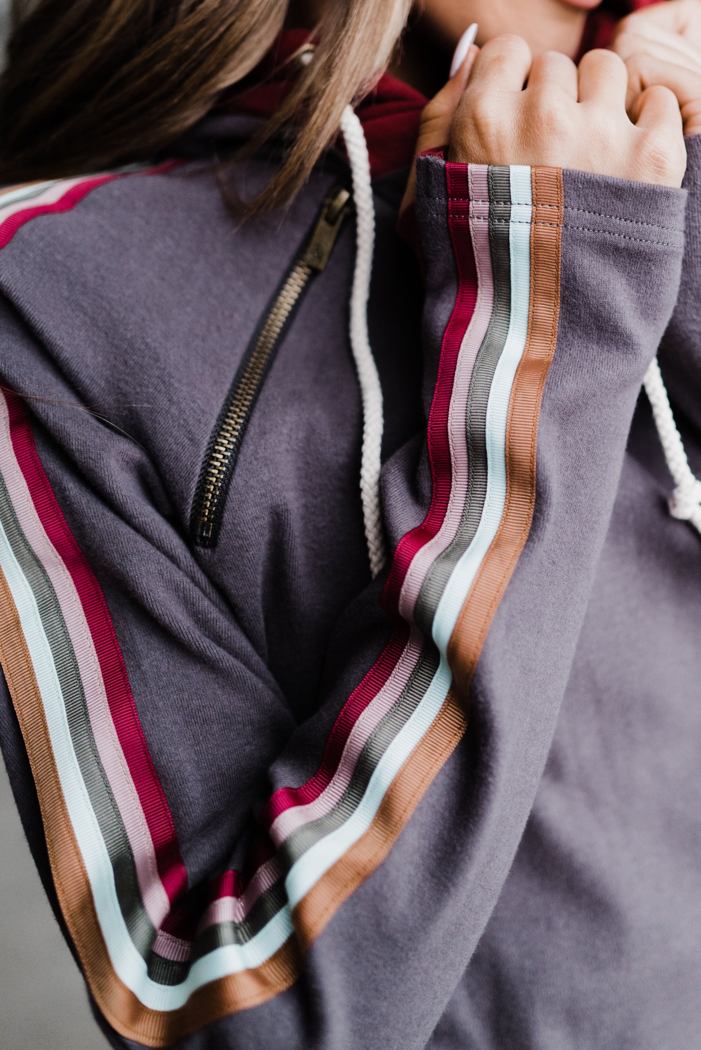 Ampersand Doublehood Sweatshirt Life in Color